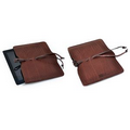 Buffalo Leather Tablet Sleeve - Walnut